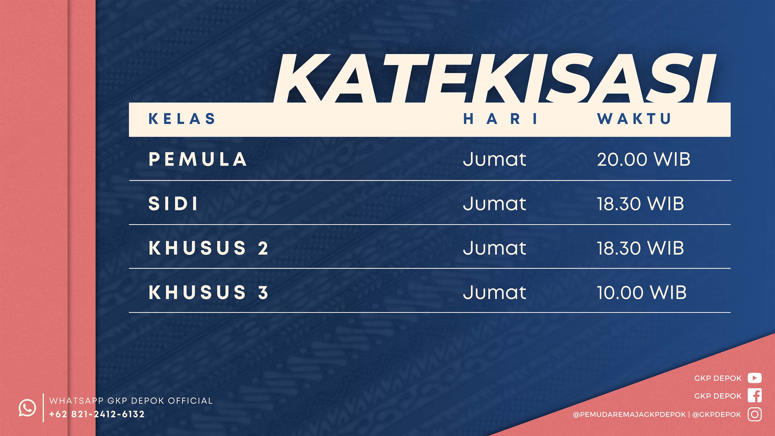 Info Katekisasi