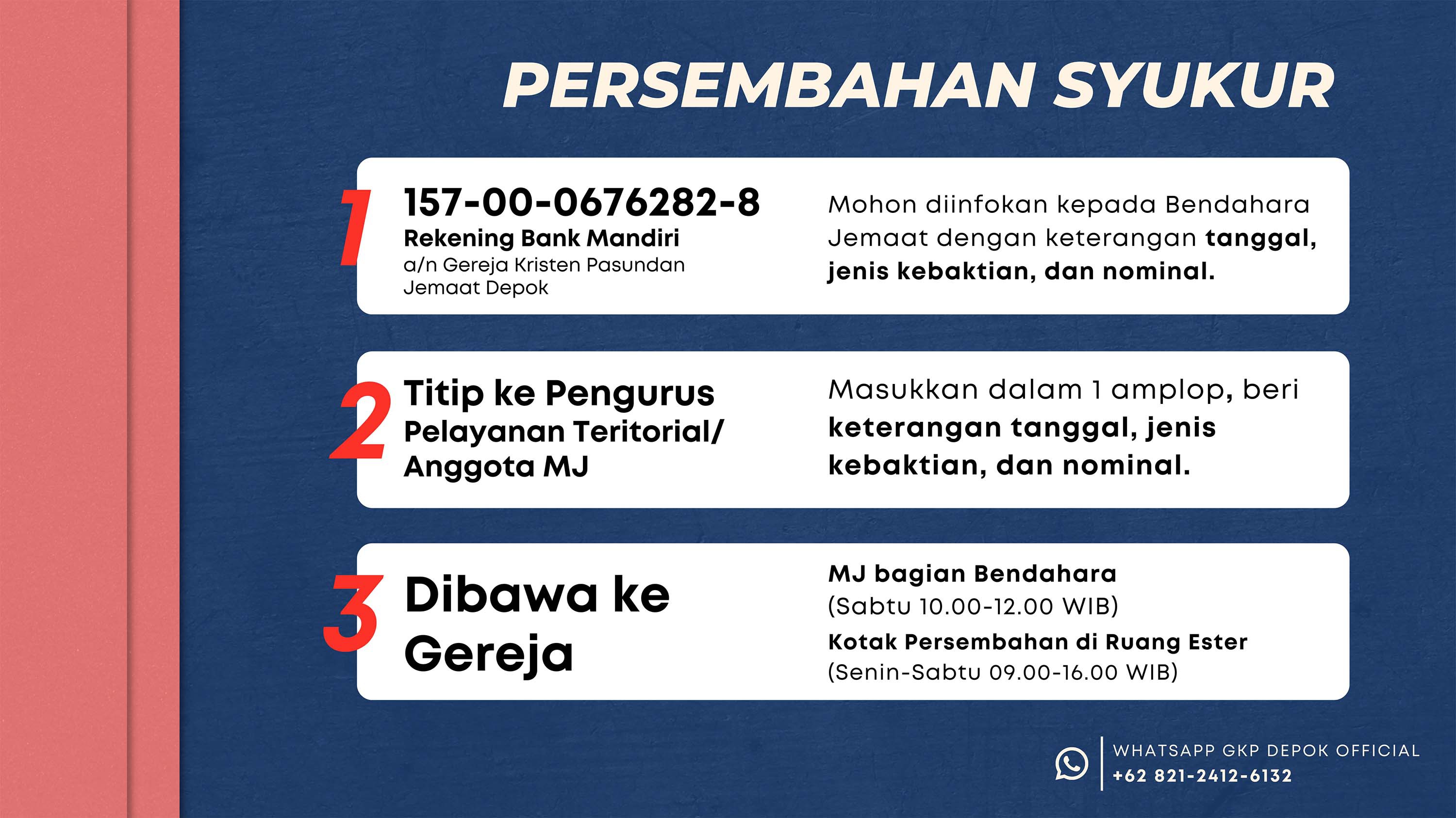Tata Cara Persembahan